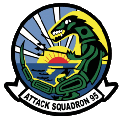 VA-95 Green Lizards Squadron Patch