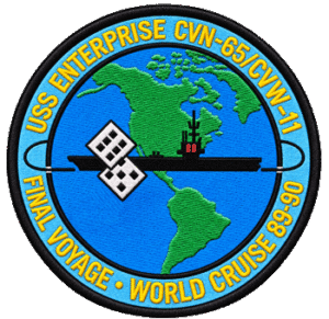 CVN-65 USS Enterprise World Cruise 1989-1990 Patch