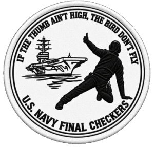 US Navy Final Checkers Patch