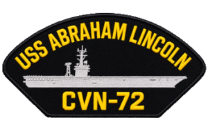 CVN-72 USS Abraham Lincoln Ball Cap Patch