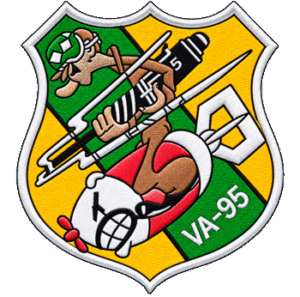 VA-95 Squadron Patch circa 1952-1953