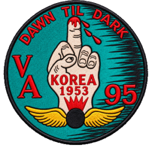 VA-95 Dawn To Dark Patch circa 1953