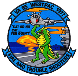 VA-95 WESTPAC Troubleshooters Patch circa 1977