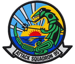 VA-95 Green Lizards Squadron Patch